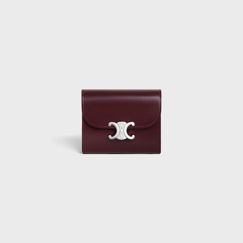 Small Flap Wallet TRIOMPHE IN Shiny calfskin - Image 1